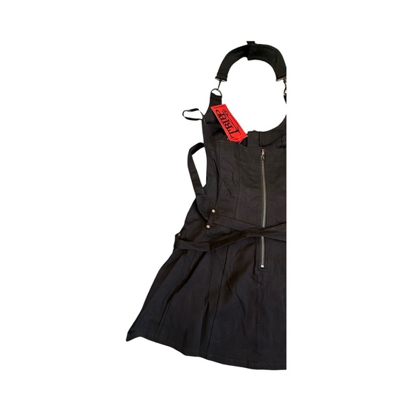 Black Buckle Strap Dress - Picture 7 of 9